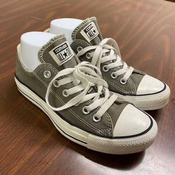 Converse Shoes - Converse Chuck Taylor All Star OX Women's Low Top Seasonal Gray Sneakers, size 7